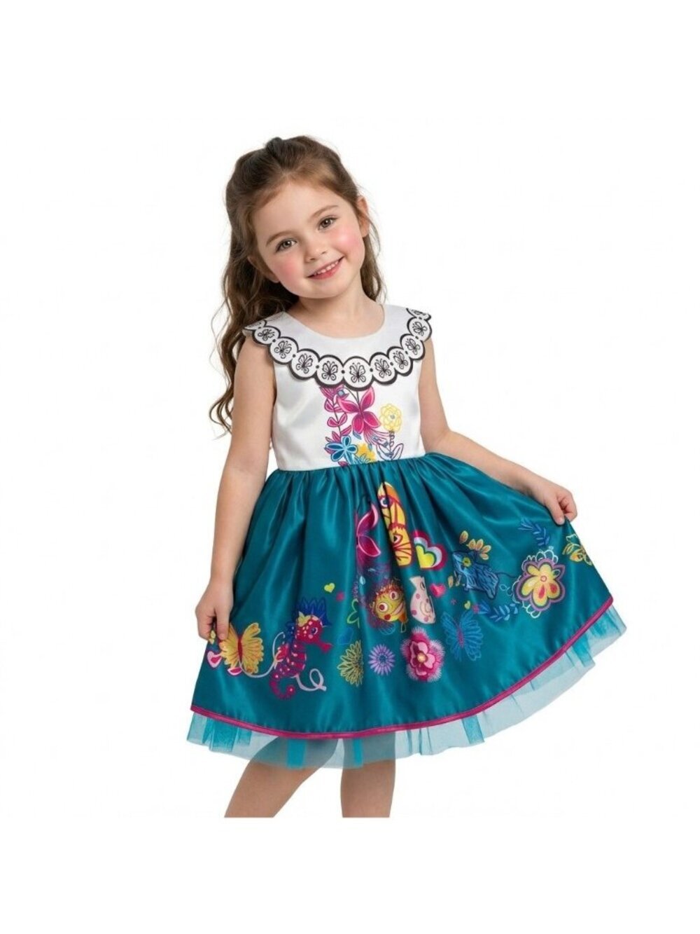 Girls Mirabel Inspired Dress